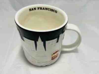 Starbucks 2012 3D San Francisco Relief Collector Series Mug Cable Car GG Bridge - Sold on eBay Aug 25, 2021 for $24.96