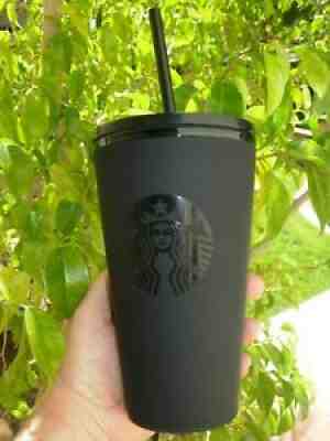 Starbucks Matte Black Tumbler Soft Touch New Release 2021 Grande Cup Limited NEW - Sold on eBay Sep 28, 2021 for $25.99
