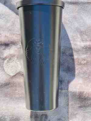 RARE!! New Starbucks MATTE BLACK STAINLESS STEEL Cold Cup Tumbler 24 oz - Sold on eBay Jul 31, 2021 for $35.00