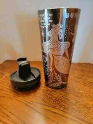 Starbucks 2017 Siren Coffee Bean Mermaid 16oz Steel Travel Coffee Tumbler 16 oz - Sold on eBay Oct 03, 2021 for $9.99