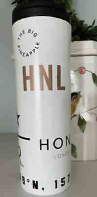 Starbucks Reserve Honolulu White Stainless Steel Tumbler 16 oz 2015 HNL - Sold on eBay Jul 20, 2021 for $49.00