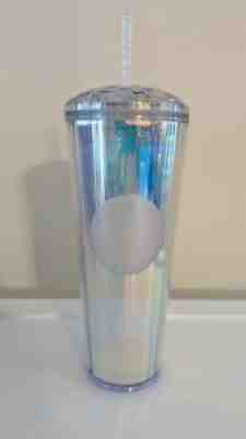 Starbucks Clear Kaleidoscope Diamond Cold Dome Cup 24oz Venti Tumbler - Sold on eBay Jul 24, 2021 for $48.00