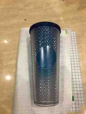 Starbucks 2021 Shine Blue Bling Stud Cold Cup 710ml (no box)_ - Sold on eBay Oct 06, 2021 for $41.00