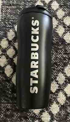 Starbucks 2008 Lucy Black Stainless Steel Travel Mug Coffee Cup Tumbler 12oz - Sold on eBay Oct 07, 2021 for $15.10