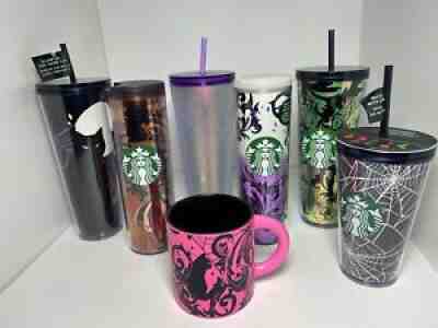 Starbucks Halloween 2021 Collection Foil Purple Web Glow in dark Lot of 7 HTF!! - Sold on eBay Oct 09, 2021 for $500.00