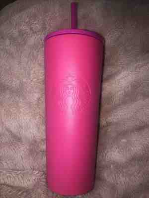 Rare HTF 2018 Starbucks Barbie Hot Pink Venti Tumbler Preowned Stainless Steel - Sold on eBay Jul 21, 2021 for $240.00