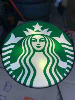 Genuine Starbucks Lighted Siren Sign