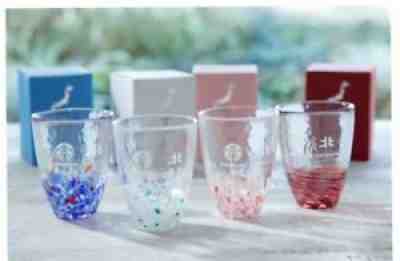 Starbucks "JIMOTO made series" Aomori prefecture limited Tsugaru vidro set of 4 - Sold on eBay Sep 13, 2021 for $229.98