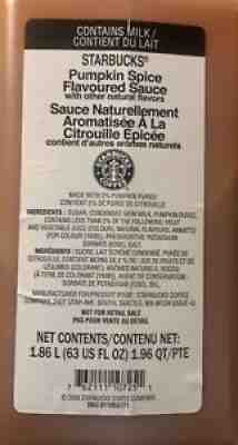 starbucks pumpkin spice sauce! 4 Bottles - Sold on eBay Oct 08, 2021 for $219.80