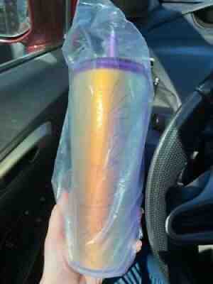 2021 Starbucks Halloween Purple White Frosted Spiderweb 24 OZ Tumbler - Sold on eBay Sep 30, 2021 for $210.00