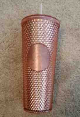 Starbucks 2019 Rose Gold Studded Tumbler 24 Oz - Sold on eBay Sep 19, 2021 for $200.00