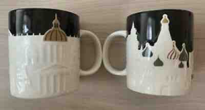 Starbucks Relief Mugs Set 18oz ð??·ð??º Moscow / St. Petersburg MIC 2013 - Sold on eBay Oct 06, 2021 for $200.00