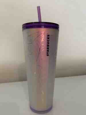 Starbucks Halloween 2021 purple spiderweb venti tumbler HTF! - Sold on eBay Oct 07, 2021 for $200.00