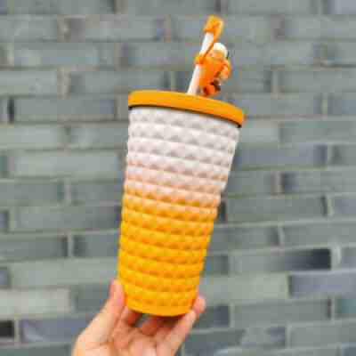 Starbucks Tumbler 2021 Fall Happy Cute Fox Gradient Stainless Steel Straw Cup - Sold on eBay Sep 18, 2021 for $199.99