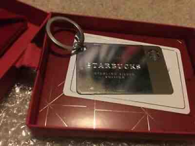 NIB Starbucks Sterling Silver Limited Edition Keychain Gift Card No Value - Sold on eBay Jul 24, 2021 for $199.00