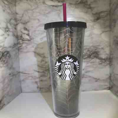 New Starbucks Glitter Spiderweb Tumbler LE Halloween 2019 24 oz *See All Photos! - Sold on eBay Sep 25, 2021 for $198.00