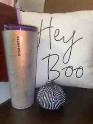 Starbucks Halloween 2021 Purple and Frosted White Spiderweb Tumbler 24oz INSURED - Sold on eBay Sep 30, 2021 for $197.50