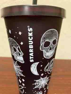 Brand New Starbucks 2019 Extremely Rare Halloween Skull Tumbler - Grande Size - Sold on eBay Oct 10, 2021 for $196.50