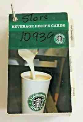 *Very Rare* Impossible to Find Starbucks Issued Beverage Recipe Cards from 2008