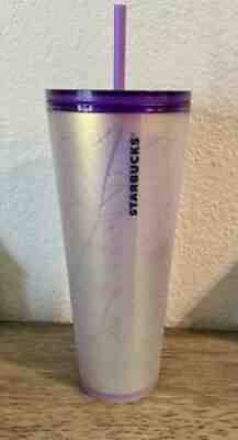 Starbucks Purple and White Spiderweb Halloween 2021 Tumbler 24 oz NEW NWT - Sold on eBay Oct 04, 2021 for $185.50