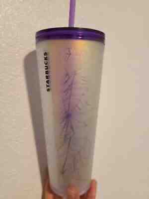 Starbucks 2021 Halloween Frosted Spiderweb Tumbler - Sold on eBay Sep 28, 2021 for $183.00