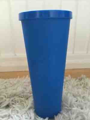 Starbucks Royal Cobalt Blue Matte Soft Touch Venti 24oz Tumbler Very Rare - Sold on eBay Sep 01, 2021 for $180.00