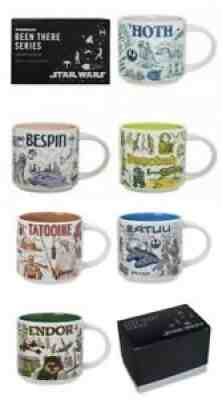 Star Wars Starbucks Mugs Complete Collection (Hoth, Bespin, Dagobah, etc) - Sold on eBay Sep 14, 2021 for $425.00