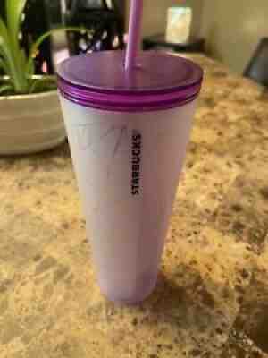 Starbucks Halloween 2021 Purple and Frosted White Spiderweb Tumbler - Sold on eBay Oct 24, 2021 for $190.00