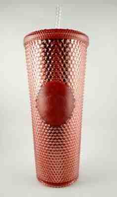 2019 NEW Starbucks Rose Gold Studded Holographic Cold Cup Venti 24 oz Tumbler - Sold on eBay Aug 25, 2021 for $175.00