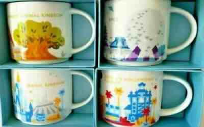 Disney Starbucks You Are Here Mugs - Disney Parks (4) Mug Set - Sold on eBay Sep 22, 2021 for $175.00