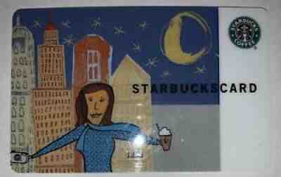 Starbucks 2007 Old Logo City Lights Customized Card - Sold on eBay Sep 25, 2021 for $175.00