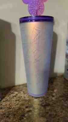 Starbucks Purple Frosted Soft Touch Spiderweb Tumbler Halloween 2021 - Sold on eBay Oct 14, 2021 for $170.50