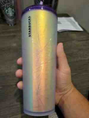 Starbucks Halloween 2021 Purple and Frosted White Spiderweb Tumbler 24oz - Sold on eBay Sep 22, 2021 for $165.00