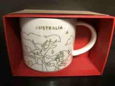 Brand New in BOX! STARBUCKS You Are Here Christmas Mug Australia 2017 Limited