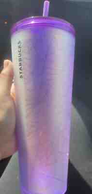 Starbucks Halloween 2021 Purple and Frosted white with Spiderweb Design Tumbler - Sold on eBay Oct 26, 2021 for $160.50