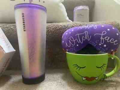 Starbucks Purple Frosted Soft Touch Spiderweb Tumbler Halloween 2021 - Sold on eBay Oct 25, 2021 for $160.00
