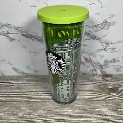 Rare 2014 Starbucks Boston 24oz Cold Tumbler Green No Straw Read Description â¬?ï¸ - Sold on eBay Oct 24, 2021 for $159.99