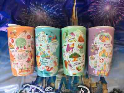 Disney Parks 2020 Starbucks 4x Set MK AK HS Park Icons Tumbler Coffee Mug New - Sold on eBay Oct 22, 2021 for $159.89