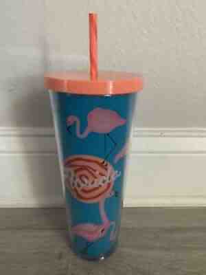 Starbucks 2014 Florida Pink Flamingo Red Dot Travel Tumbler Venti Cold Cup NEW - Sold on eBay Oct 03, 2021 for $159.00
