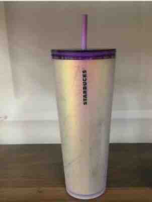 Starbucks 2021 Purple and Frosted White Spiderweb Halloween Tumbler 24oz - Sold on eBay Sep 21, 2021 for $155.00