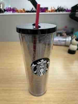 New Starbucks Glitter Spiderweb Tumbler Cup Limited Edition Halloween 2019 24 oz - Sold on eBay Oct 19, 2021 for $155.00