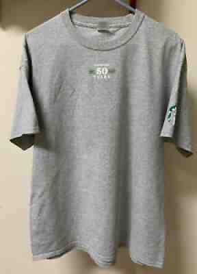 Starbucks 50th Anniversary Grey T Shirt Size XL Limited Employees Only HTF - Sold on eBay Oct 19, 2021 for $41.00