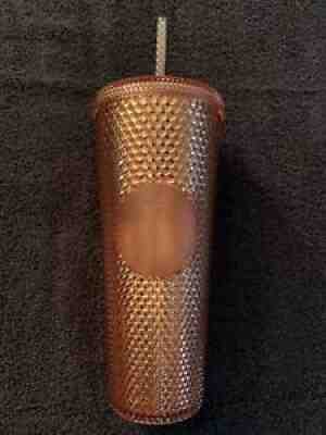Starbucks 2019 Rose Gold Studded Tumbler 24oz NEW - Sold on eBay Oct 24, 2021 for $50.00