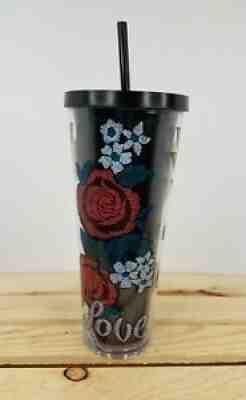 Starbucks Love Stitch Tattoo Tumbler Cup With Straw Venti Large RARE - Sold on eBay Oct 31, 2021 for $200.00