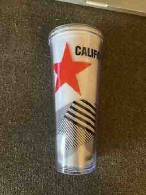 Starbucks 2014 California Bear Red Star Tumbler Venti Acrylic Cold Cup Rare - Sold on eBay Oct 31, 2021 for $183.50