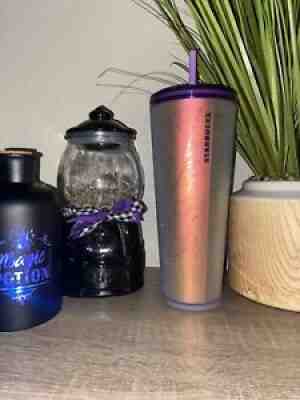 Starbucks Halloween 2021 Spiderweb Purple & Frosted White Tumbler 24oz NEW RARE - Sold on eBay Oct 30, 2021 for $152.50