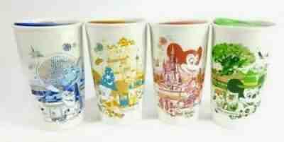 Starbucks Set of 4 Ceramic Tumblers WDW Disney 50th Anniversary Vault Collection - Sold on eBay Oct 23, 2021 for $151.99