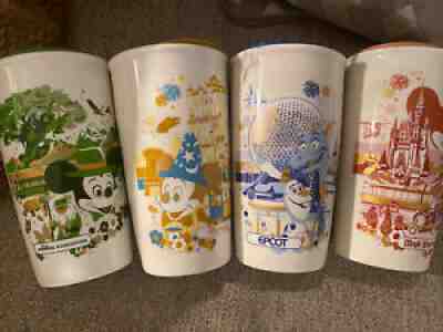 Disney Parks 50th Vault Four Parks Starbucks Ceramic Tumbler New Set Of 4 - Sold on eBay Oct 01, 2021 for $150.00