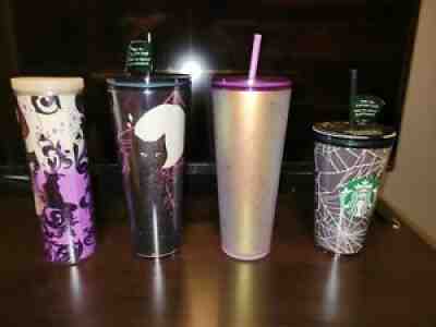 Starbucks Halloween 2021 Glow in Dark lot and Spider Web Tumbler. HARD TO FIND! - Sold on eBay Sep 24, 2021 for $300.00