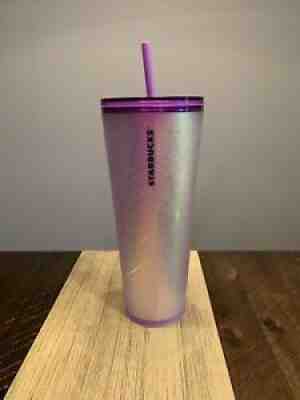 Starbucks 2021 Purple and Frosted White Spiderweb Halloween Tumbler 24oz - Sold on eBay Sep 21, 2021 for $135.00